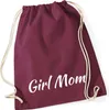 Huuraa Turnbeutel Girl Mom Schriftzug 12 Liter Burgundy Produktbild-Vorschau 1