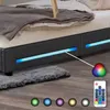 HOME DELUXE - LED Bett Asteroid - Dunkelgrau, 90 x 200 cm - Produktbild-Vorschau 3