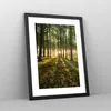 Gerahmtes Poster - Schwarzer Rahmen - Wald grün Produktbild-Vorschau 8