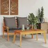 CLORIS Gartensofa-Set mit Kissen Massivholz Akazie 366382 Produktbild-Vorschau 1