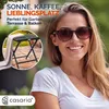 CASARIA® Polyrattan 2er Set Klapphocker 75kg Belastbarkeit Produktbild-Vorschau 6