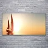 Glasbilder 120x60 Wandbild Druck auf Glas Boot Landschaft Produktbild-Vorschau 2
