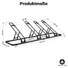 Wiltec fietsenrek, vloermodel, 4 fietsen, 1600 x 370 x 440 Productafbeelding-voorbeeld 3