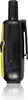 Side view of a black and yellow walkie-talkie with a clip on the back. Produktbild-Vorschau