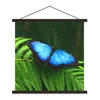 MuchoWow® Textilposter Morpho-Schmetterling 40x40 cm mit Produktbild-Vorschau 1