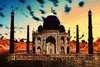Vlies Fototapete TAJ MAHAL 375 x 250 cm (inkl. Kleister) - Produktbild-Vorschau 2