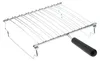 A chrome wire rack with a black handle, likely a toaster accessory. Anteprima dell’immagine prodotto