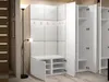 Předsíňová stěna s čalouněnými panely 42x42 SELAND 3 - dub Náhled obrázku produktu 2