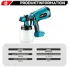 Akku Farbsprühsystem 3-in-1-Sprühbild Farbsprühgerät mit 2x Produktbild-Vorschau 3