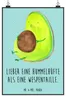 Mr. & Mrs. Panda Bild Avocado Pfeifen DIN A2 - Türkis Produktbild-Vorschau 1