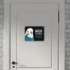 Hier wachen wir! Metallschild XL mit Wellensittich blau Produktbild-Vorschau 6