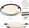 ZMH Deckenleuchte LED Deckenleuchte Wohnzimmer - Schwarz Produktbild-Vorschau 5