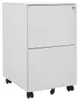 vidaXL Archiefkast met wielen, lichtgrijs, 39x45x67 cm, Productafbeelding-voorbeeld 8
