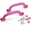 2x Handgriffe Pink für Spielturm Rutsche Kunststoff Produktbild-Vorschau 1