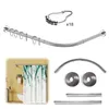 Duschvorhangstange L-Form ausziehbar halbrund 90-130 cm für Produktbild-Vorschau 8