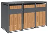 Westmann Varius 3 Metall Mülltonnenbox 3er 3x240 L Produktbild-Vorschau 1