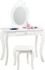 Tavolino per bambini HW65300WH, con sedia, cassetto e Anteprima dell’immagine prodotto 9