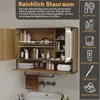 Puluomis Spiegelschrank Bad 80cm mit 3 färbiger dimmbarer Produktbild-Vorschau 3