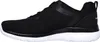 Side view of a black Skechers training shoe with a white sole. Anteprima dell’immagine prodotto