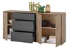 Sideboard - 186 x 85 cm - 3 Türen - 3 Schubladen - Viking Produktbild-Vorschau 6