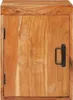 vidaXL Nachttisch Braun 35 x 33 x 48 cm Massivholz Akazie Produktbild-Vorschau 4