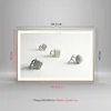 Gerahmtes Poster - Rahmen in heller Eiche - Symbol Kugel Produktbild-Vorschau 5