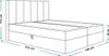 AX LIVING Boxspringbett Bonio I 140cm für höchsten Produktbild-Vorschau 4