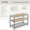 tectake® Küchenregal Akeley 120 x 60 x 90,5 cm Produktbild-Vorschau 5
