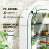 Serre Outsunny avec porte coulissante, étagères, serre en Voir les images du produit 4
