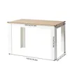 HJ_WeDoo Ensemble de salle à manger avec table en chêne et Voir les images du produit 9