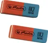 10 Herlitz Radierer / Farbe: rot/blau / radiert Bleistift Produktbild-Vorschau 2