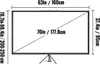 Tripod Projector Screen with Stand 70 inch 16:9 4K HD Produktbild-Vorschau 8