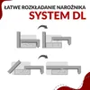 Diagram showing how to unfold a sofa using the DL system. Produktbild-Vorschau