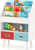 COSTWAY Libreria per bambini, scaffale per bambini con 3 Anteprima dell’immagine prodotto 1