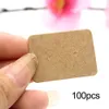 100 Stück Kraftpapier Ohrring Schmuck Ohrstecker Halter Produktbild-Vorschau 1