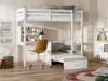 Hochbett 90 x 200 cm mit Schreibtisch, Schlafsofa und Produktbild-Vorschau 5