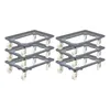 Transportroller für Euroboxen 60x40cm mit Kunststoffräder Produktbild-Vorschau 3