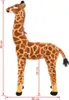 vidaXL Plüschtier Giraffe Stehend Plüsch Braun und Gelb XXL Produktbild-Vorschau 4
