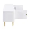 Abrihome Mobile TV con 4 cassetti e 2 ante, mobile TV basso Anteprima dell’immagine prodotto 8