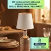 Edle Akku Flaschenlampe weiss: Dimmbar - 3 Lichtfarben: Produktbild-Vorschau 2
