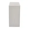A side view of a white sideboard. Podgląd zdjęcia produktu