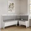 Eckbankgruppe 2-tlg. RHODOS 150x110 cm, grau-weiß aus Produktbild-Vorschau 13