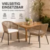 Gartenstuhl Lounge Stuhl 2er Set Gartensessel Rope Produktbild-Vorschau 6