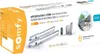 The image shows the packaging of a Somfy gate motorization kit. Anteprima dell’immagine prodotto