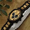 Holzwerk BEELITZ Herren Edelstahl & Holz Uhr Chronograph Produktbild-Vorschau 4