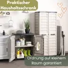 Gartenschrank Wetterfest Outdoor Kunststoff Schrank Produktbild-Vorschau 7