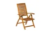 A wooden folding chair on a white background. Náhled obrázku produktu