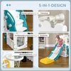 AIYAPLAY Kinderrutsche 5 in 1 Kleinkinderrutsche mit Produktbild-Vorschau 4