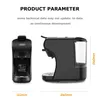 Product parameters for a coffee machine, showing dimensions and a disclaimer about data updates. Produktbild-Vorschau