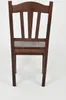 The back view of a wooden chair. Produktbild-Vorschau